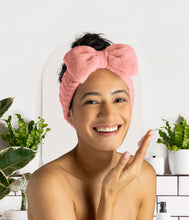 Load image into Gallery viewer, Take a Bow Ultra Plush Spa Headband