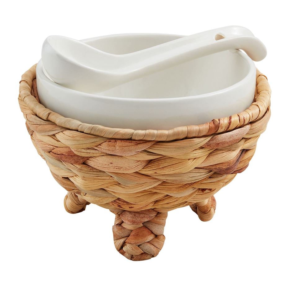 Woven Salsa Tidbit Set