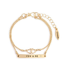 Load image into Gallery viewer, You &amp; Me Layered Bracelet