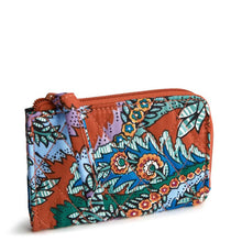 Load image into Gallery viewer, Flowers + Feathers Zip Card Pouch