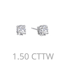 Load image into Gallery viewer, Simulated Diamond Stud Earrings