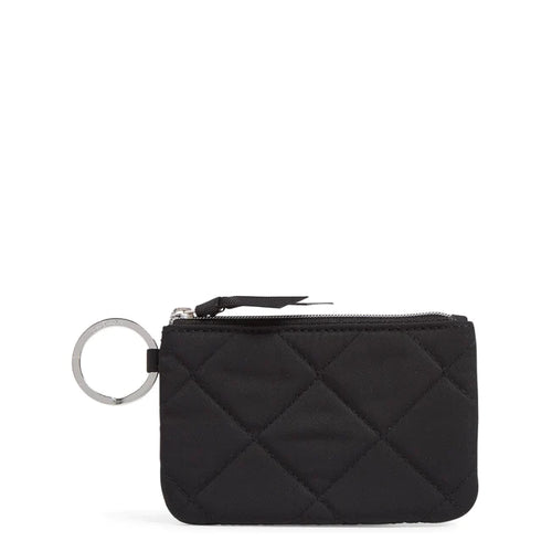 Black Performance Twill Zip ID Case