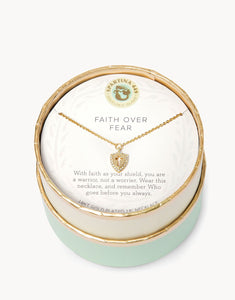 Faith Over Fear Sea La Vie Necklace