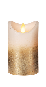 3x5" LED Wax Champagne Ombre Pillar