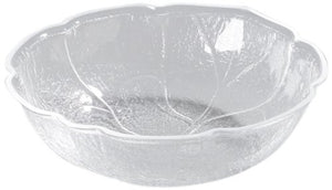 Clear Leaf Patterned bowl