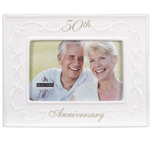 50th Anniversary Ceramic 4x6 Frame