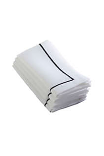 Black Embroidered Napkins