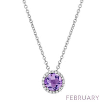 Load image into Gallery viewer, February Birthstone Necklace