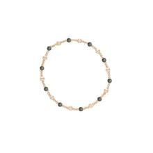 Load image into Gallery viewer, Dignity Sincerity Pattern 4mm Bead Bracelet-Pyrite