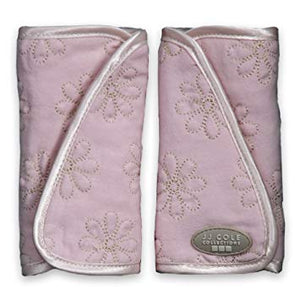 Reversible Car Seat Strap Covers in Pink