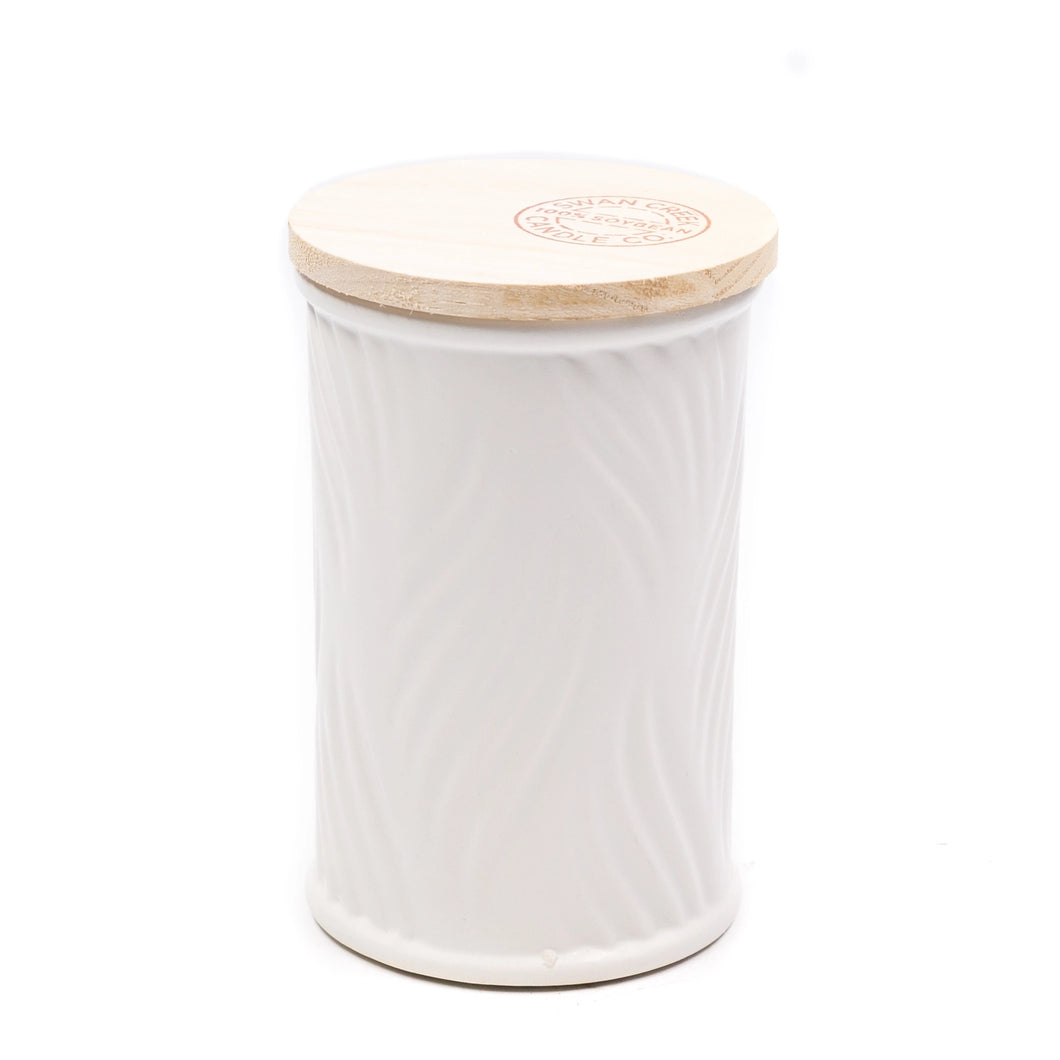 Creamy Coconut Vanilla Tall Round Canister Candle
