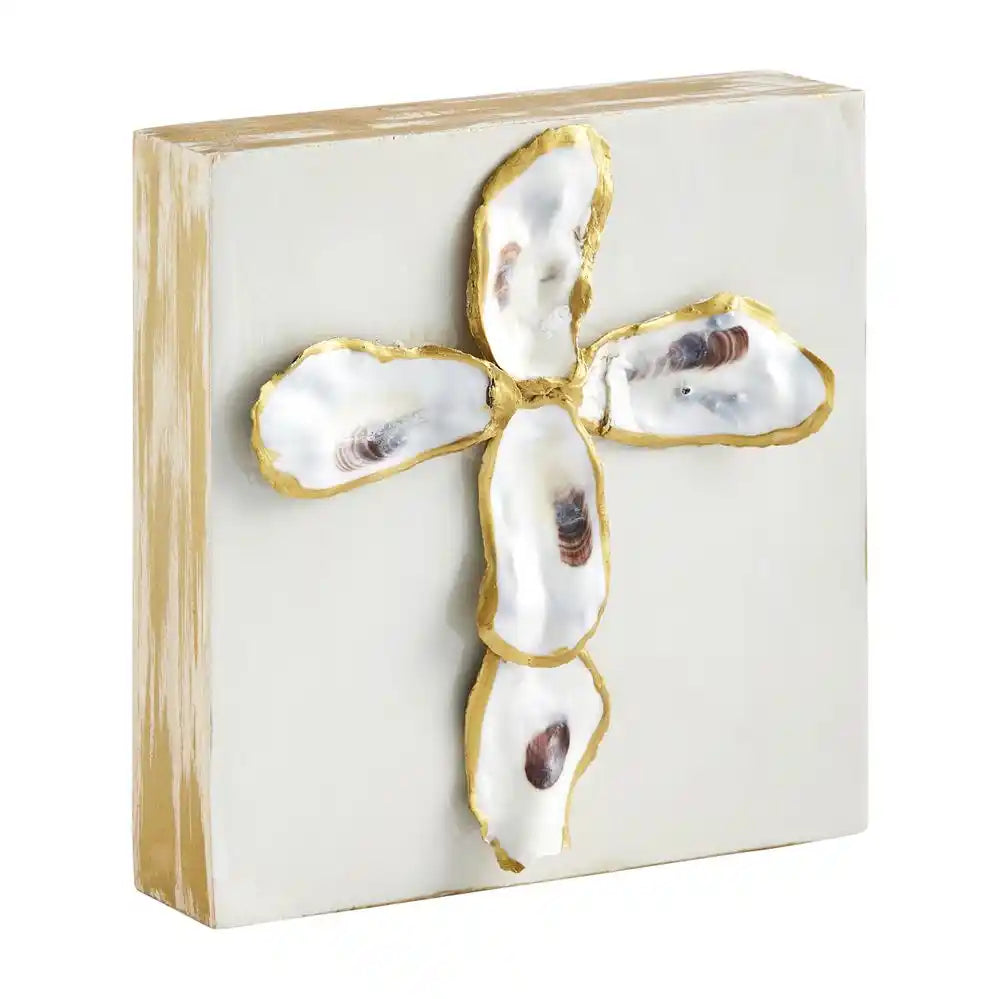 Cross Oyster Plaque