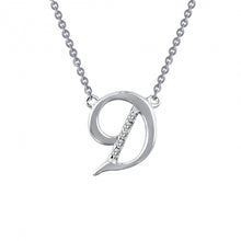 Load image into Gallery viewer, Letter D Pendant Necklace