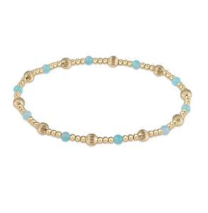 Dignity Sincerity Pattern 4mm Bead Bracelet - Amazonite