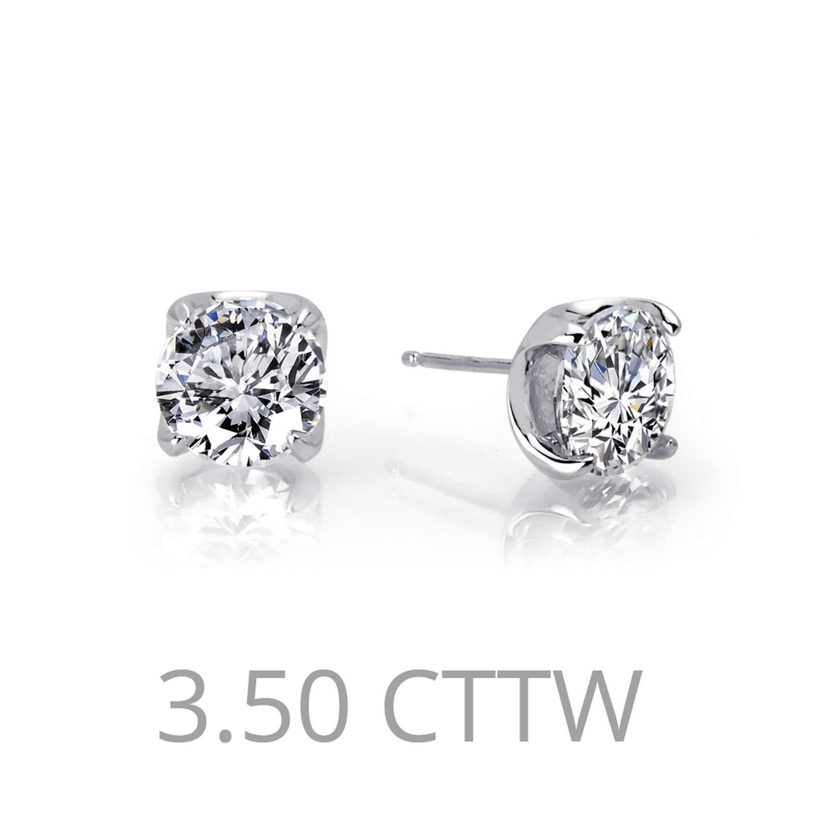 Candi: 8mm, 4.0ct Russian Ice Simulated Diamond Screw Back Earrings -  Trustmark Jewelers