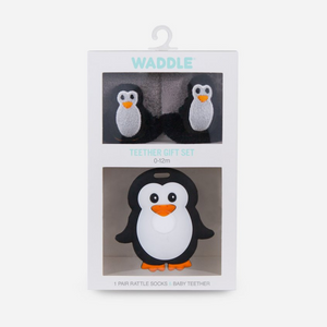 Teether Gift Set- Penguin