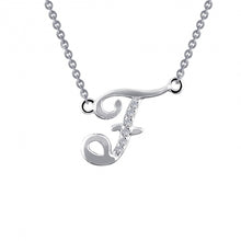 Load image into Gallery viewer, Letter F Pendant Necklace