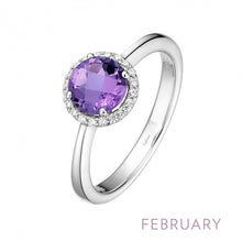 Load image into Gallery viewer, February Birthstone Ring