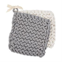Load image into Gallery viewer, Neutral Crochet Pot Holder Sets