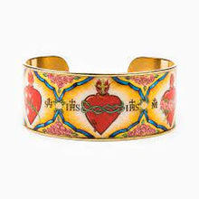 Load image into Gallery viewer, Holy Family Everlasting Heart of God Cuff Bracelet