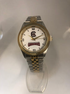Women's Stainless Steel Two Tone South Carolina Gamecock Watch
