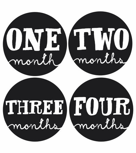 Little Sophisticate Monthly Stickers