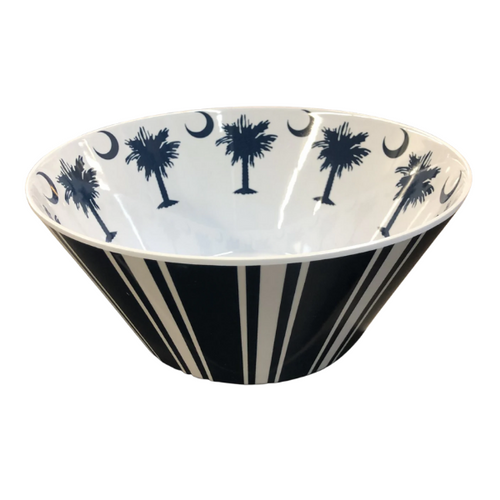 Melamine Large Palmetto Moon Serving Bowl