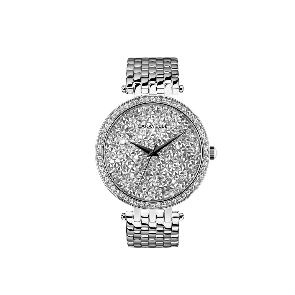 Women's Quartz Watch with Stainless-Steel Strap, Silver (Model: 43L206)