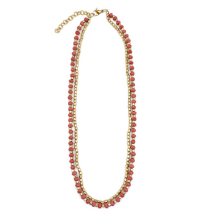 Sachi Mulberry Two Strand Necklace