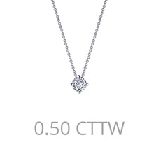 Load image into Gallery viewer, 0.50 CTW Solitaire Necklace