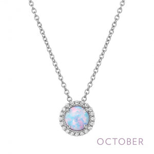 October Birthstone Necklace