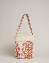 Load image into Gallery viewer, Pepper Hall Woodblock Floral Aubrey Bucket