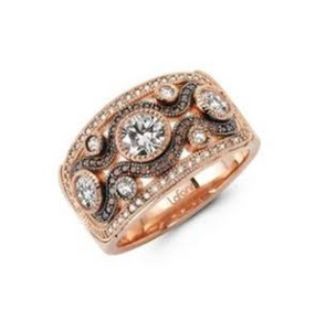 Rose Gold Multi Stone Ring