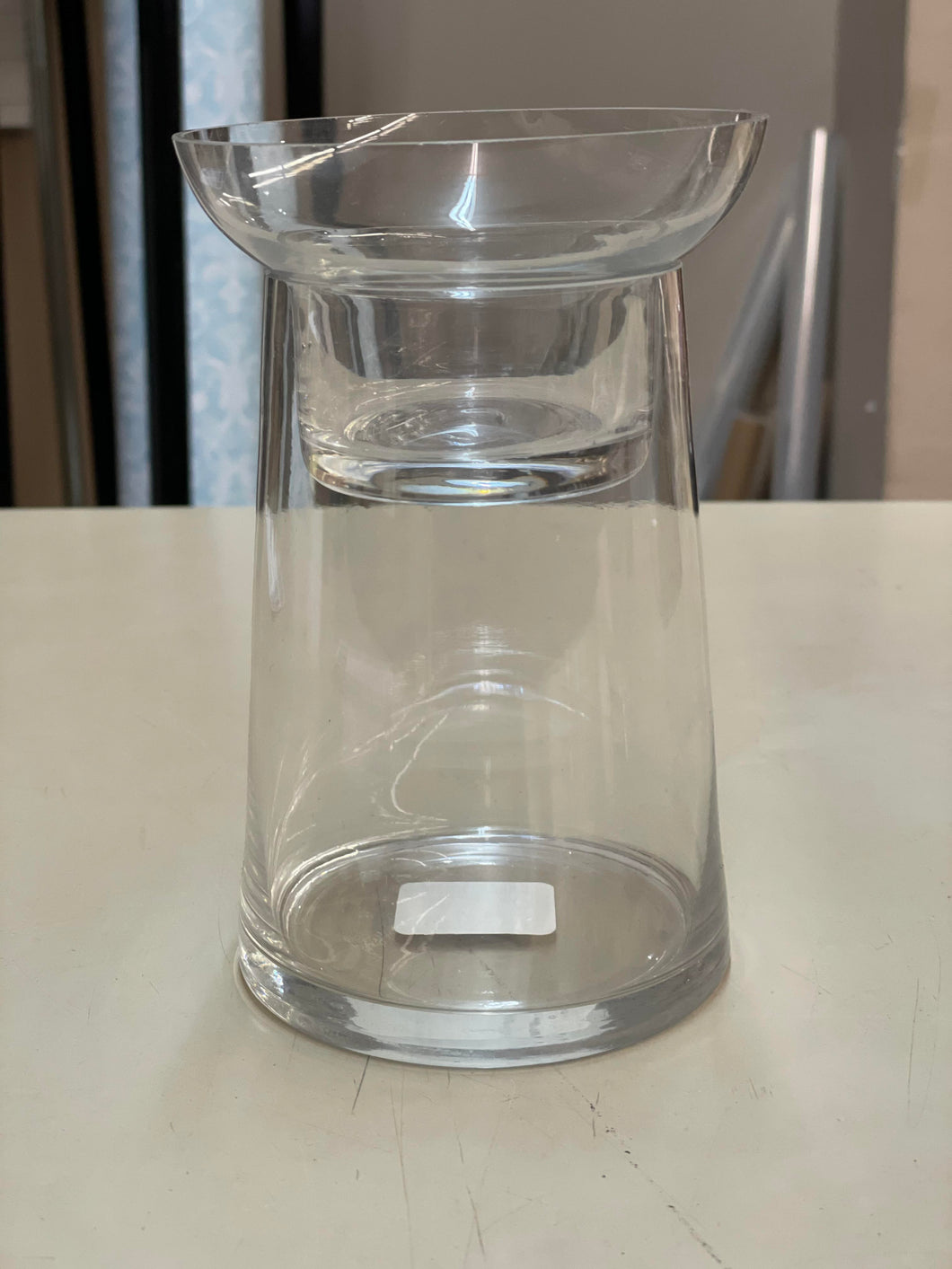 Small Glass Fillable Tealite Holder