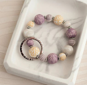 Small Clay Bead Keychains - Asst. Colors