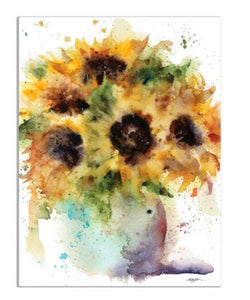 Sunflower Vase Puzzle