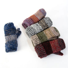 Load image into Gallery viewer, Tatum Striped Knit Mittens
