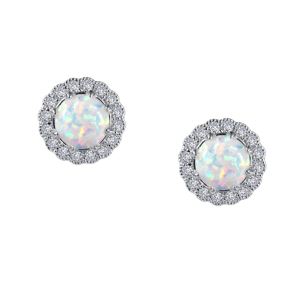 Vintage Inspired Opal Stud Earrings