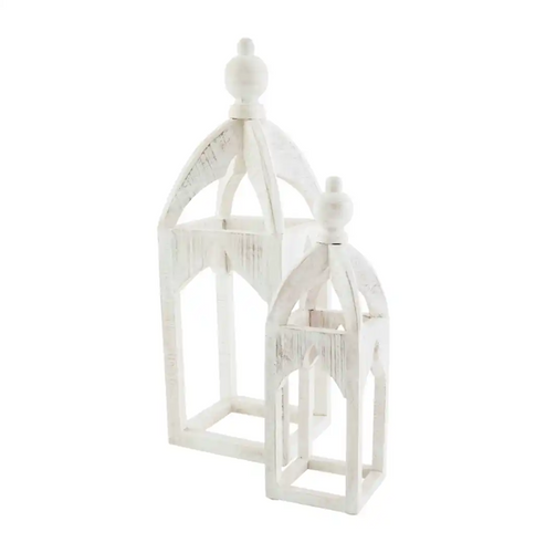 White Crown Lantern Set