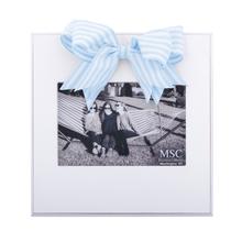 Stripe Ribbon Bow Frame, 7 Asst.