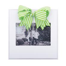 Stripe Ribbon Bow Frame, 7 Asst.