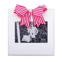 Load image into Gallery viewer, Stripe Ribbon Bow Frame, 7 Asst.