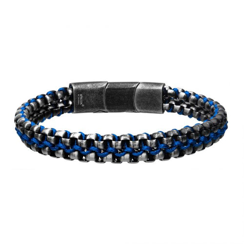 Allegiance Stainless Steel Bracelets - Blue