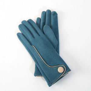 Aly Button Gloves