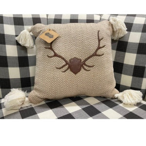Chevron Light Brown Stag Pillow