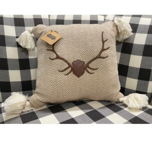 Chevron Light Brown Stag Pillow