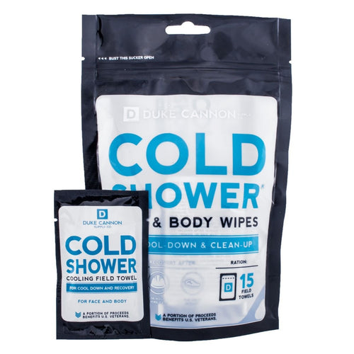 Cold Shower Face And Body Wipes