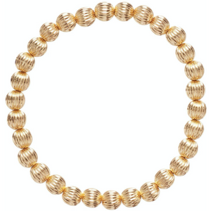 Dignity Gold 6mm Bead Bracelet