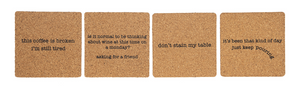 Quirky Cork Coasters