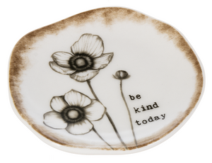 Live a Happy Life Trinket Dishes